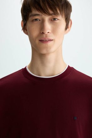 Cotton Double T-Shirt Purificacion Garci T-Shirts Burgundy Men - Image 2