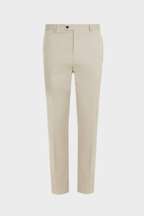 Cotton Twill Classic Fit Suit Trousers Men Trousers Stone Purificacion Garci - Image 5