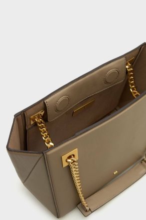 Crossbody Bags Origami Crossbody Bag Taupe Women Purificacion Garci - Image 3