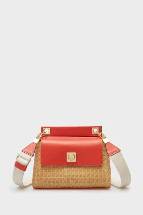Crossbody Bags Purificacion Garci Natural/Tangerine Women Samburu Crossbody Bag