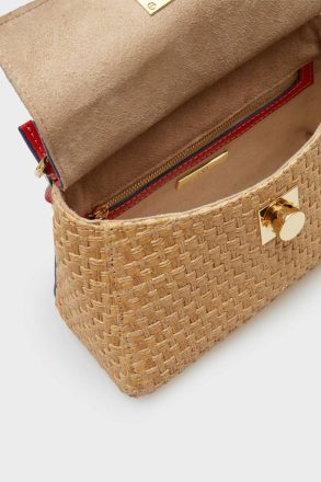 Crossbody Bags Purificacion Garci Natural/Tangerine Women Samburu Crossbody Bag - Image 3