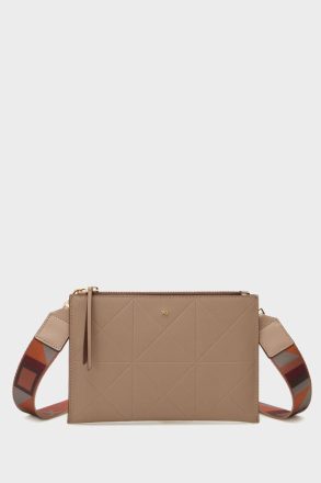Crossbody Bags Purificacion Garci Taupe Women Tándem Crossbody Bag