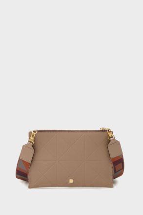 Crossbody Bags Purificacion Garci Taupe Women Tándem Crossbody Bag - Image 5
