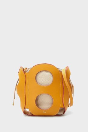 Crossbody Bags Purificacion Garci Women Yellow Ocho Bucket Bag