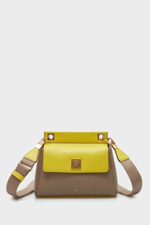 Crossbody Bags Samburu Crossbody Bag Taupe/Yellow Women Purificacion Garci