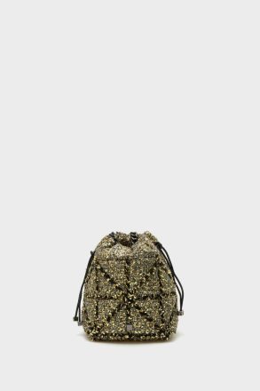 Crossbody Bags Women Gold Purificacion Garci Homenaje Acolchado Bucket Bag - Image 4