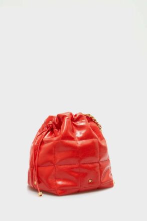 Crossbody Bags Women Purificacion Garci Homenaje Acolchado Bucket Bag Mandarine - Image 2