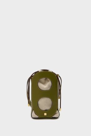 Crossbody Bags Women Purificacion Garci Ocho Bucket Bag Light Khaki Green - Image 4
