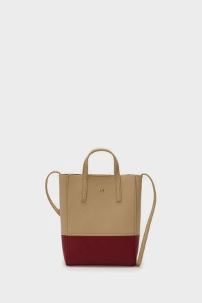 Crossbody Bags Women Two-Tone Purificacion Garci Twin Shoulder Bag