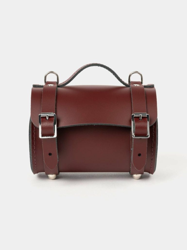 Crossbody Cambridge Satchel The Micro Bowls Bag - Oxblood Women