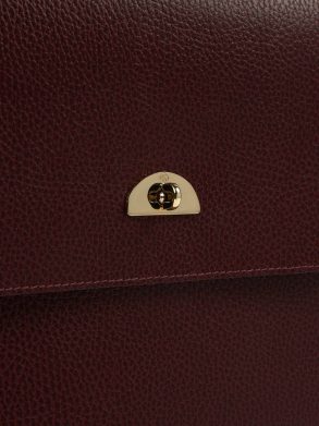 Crossbody Cambridge Satchel Women The Leather Case - Oxblood Celtic Grain - Image 3