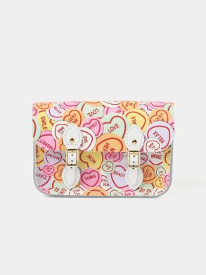 Crossbody Cambridge Satchel Women The Little One - Love Hearts Print