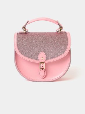 Crossbody The Isla - Popular Pink Celtic With Pink Glitter Cambridge Satchel Women