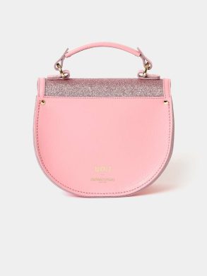 Crossbody The Isla - Popular Pink Celtic With Pink Glitter Cambridge Satchel Women - Image 5