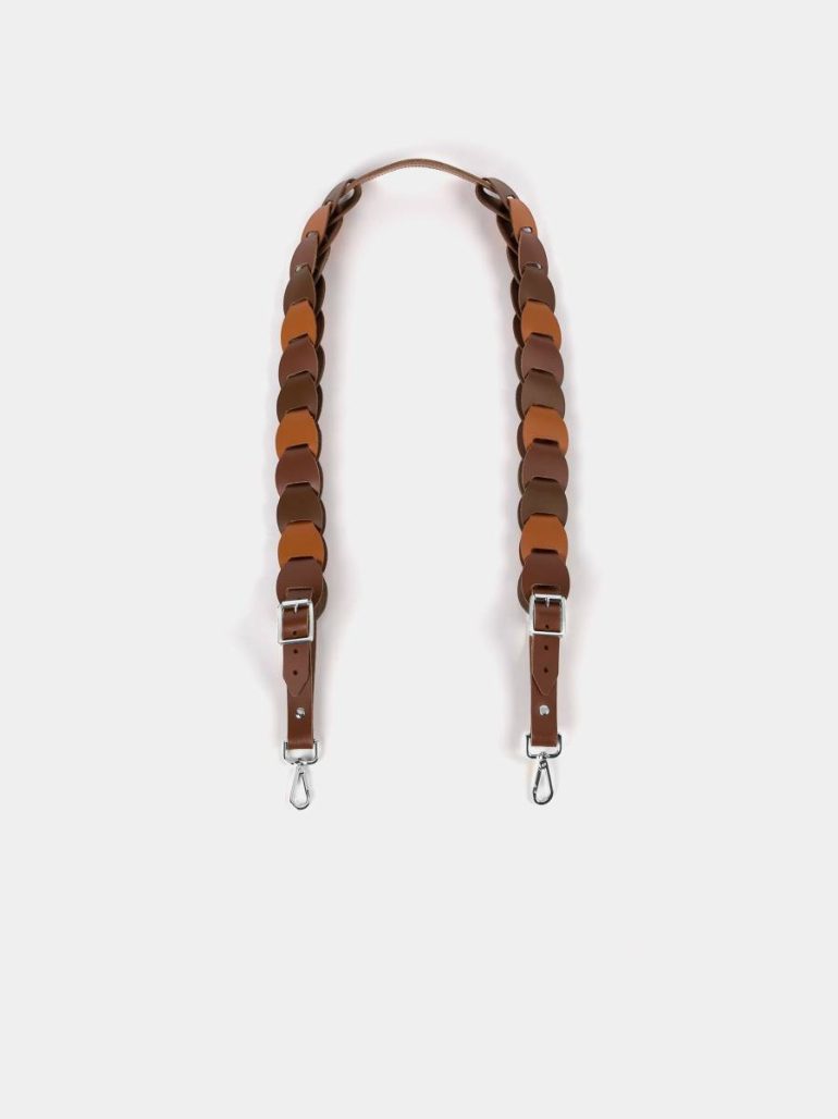 Crossbody The Link Strap - Vintage Tri-Colour & Nickel Hardware Women Cambridge Satchel