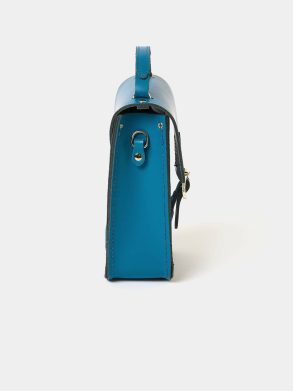 Crossbody The Mini Binocular Bag - Shiz Blue Cambridge Satchel Women - Image 3