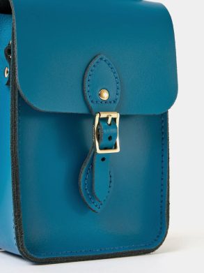 Crossbody The Mini Binocular Bag - Shiz Blue Cambridge Satchel Women - Image 4