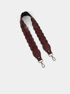 Crossbody The Plaited Shoulder Strap - Oxblood & Oxblood Celtic Grain Women Cambridge Satchel