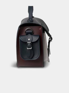 Crossbody The Traveller -Clay, Oxblood & Navy Cambridge Satchel Women - Image 2