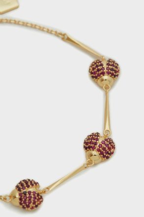 Crystal Gold/Red Purificacion Garci Women Catarina Bracelet - Image 2