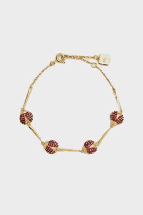 Crystal Gold/Red Purificacion Garci Women Catarina Bracelet
