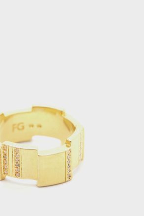 Cubo Ring Women Purificacion Garci Gold Icons - Image 2