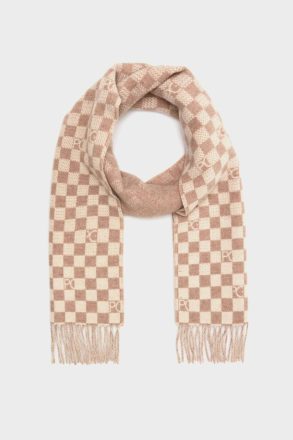 Cubo Wool Scarf Scarves Women Beige Purificacion Garci - Image 2