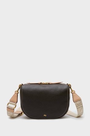 Dark Brown Crossbody Bags Combinación Única Crossbody Bag Purificacion Garci Women