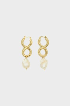 Earrings Purificacion Garci Gold Ocho Link Earrings Women