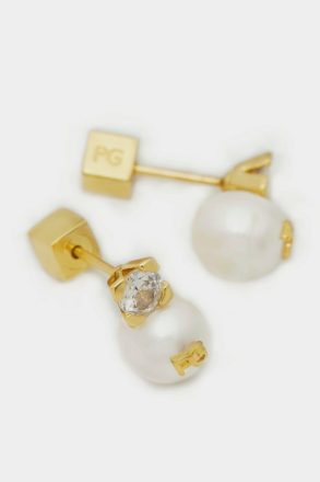 Earrings White Biwa Earrings Purificacion Garci Women - Image 2
