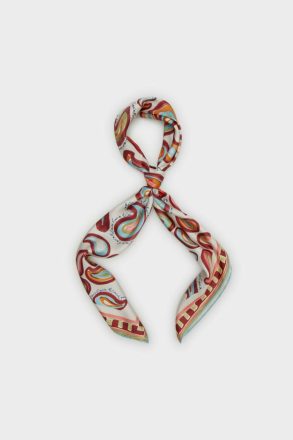 Ecru Women Purificacion Garci Scarves Purimecios 90 Silk Scarf - Image 2