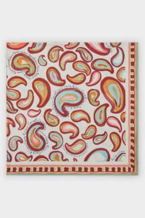 Ecru Women Purificacion Garci Scarves Purimecios 90 Silk Scarf - Image 3