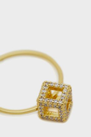 Euler Ring Gold/Crystal Purificacion Garci Icons Women - Image 2
