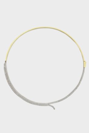 Evening Silver/Gold Women Radiant Necklace Purificacion Garci