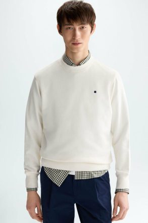 Fleece Sweatshirt Men Swimwear White Purificacion Garci
