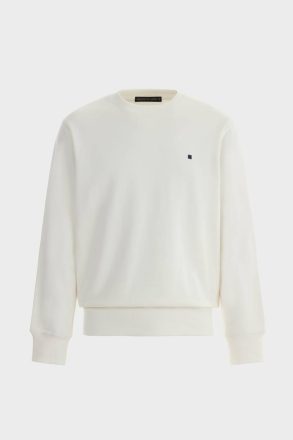 Fleece Sweatshirt Men Swimwear White Purificacion Garci - Image 5