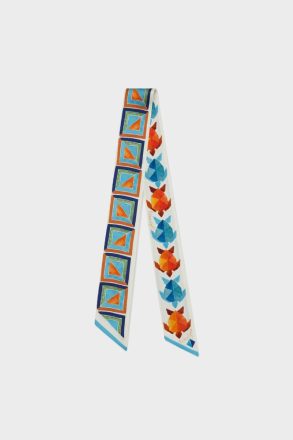 Galapagos Silk Skinny Women Purificacion Garci Scarves Multicolor