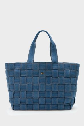 Gambito Handbag Denim Blue Women Handbags Purificacion Garci
