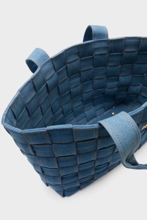 Gambito Handbag Denim Blue Women Handbags Purificacion Garci - Image 3