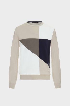 Geometry Pima Cotton Sweater Sweatshirts Gris Piedra/Multicolor Men Purificacion Garci - Image 5