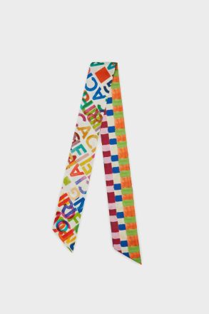 Ginza Silk Skinny Multicolor Women Purificacion Garci Scarves