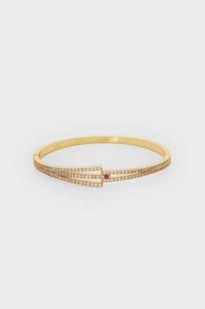 Gold/Crystal Crystal Purificacion Garci Radiant Bracelet Women