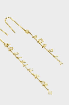 Gold Purificacion Garci Women Pg Typo Drop Earrings Earrings - Image 2