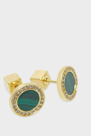 Green/Gold Purificacion Garci Earrings Moonlight Earrings Women - Image 2