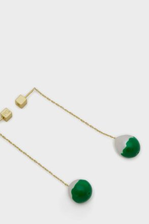 Green Pearl Vermeer Earings Purificacion Garci Women - Image 2