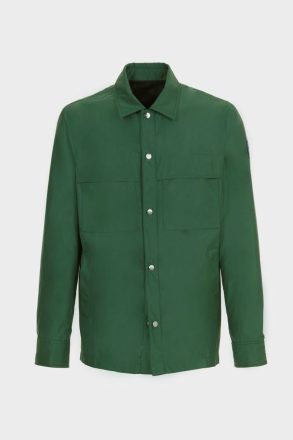 Green Pockets Technical Nylon Overshirt Purificacion Garci Outerwear Men - Image 5