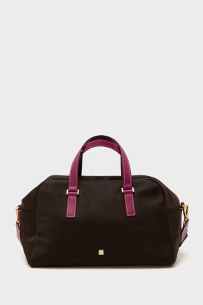 Handbags Purificacion Garci Nylon Crossbody Bag Dark Brown Women - Image 4