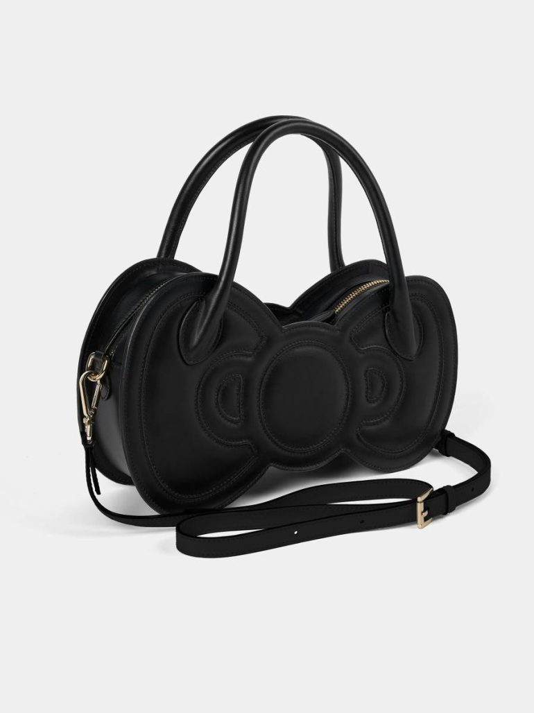 Handbags The Hello Kitty Bow Bag - Black Women Cambridge Satchel - Image 4