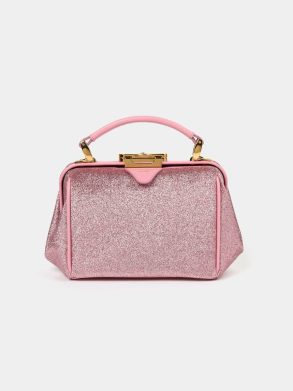 Handbags The Mini Sophie - Pink Glitter Women Cambridge Satchel