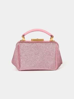 Handbags The Mini Sophie - Pink Glitter Women Cambridge Satchel - Image 4